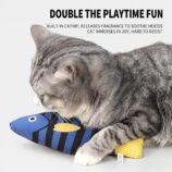 Plush Fish Cat Toy1