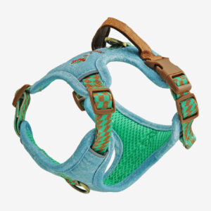 Vintage Denim Dog Harness